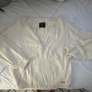 Abercrombie Cream Sweater